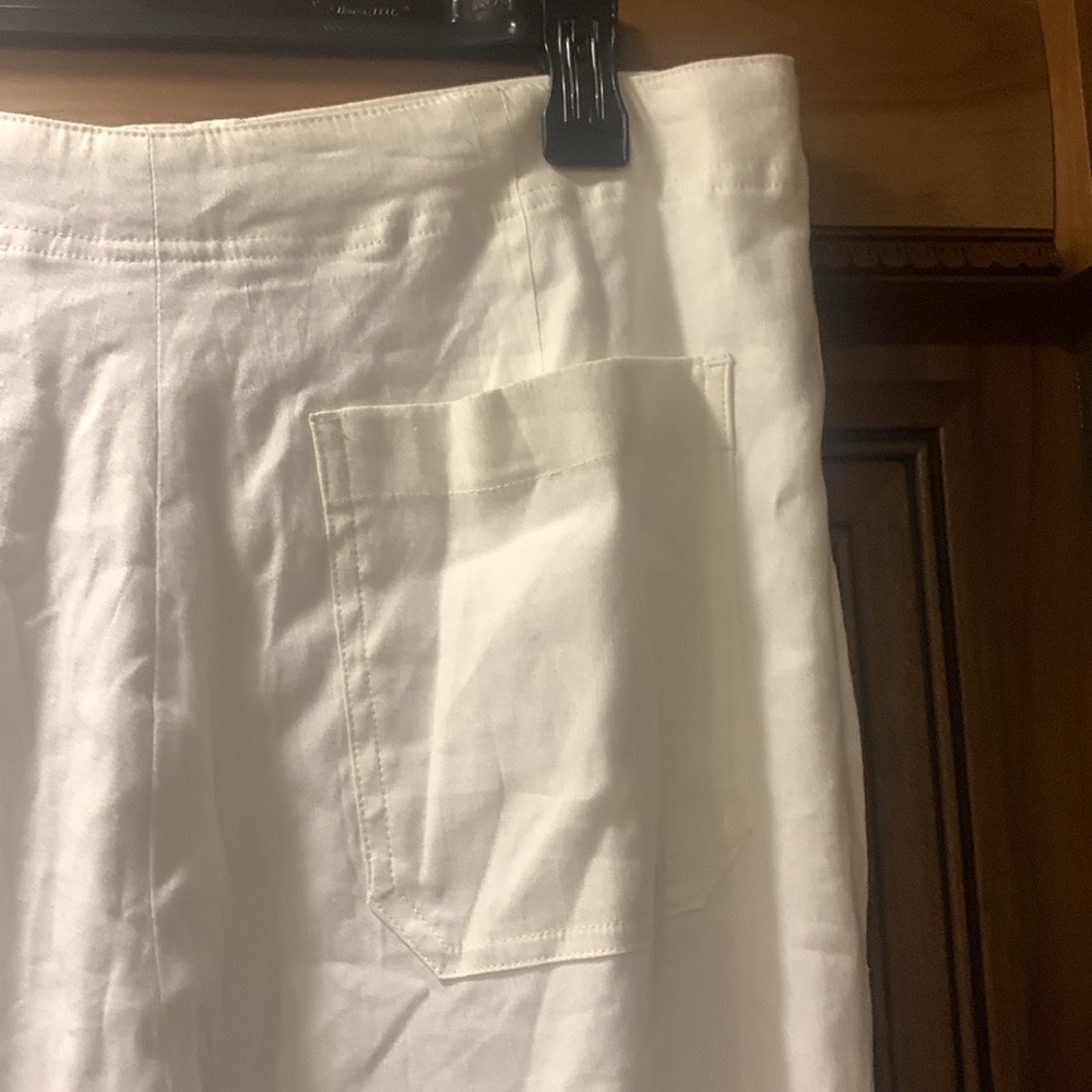 rag & bone White linen blend joggers. Fully lined in very good condition. W - 34 - Picture 11 of 14